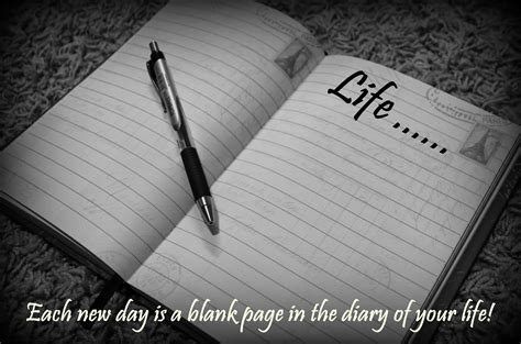 life  blank page