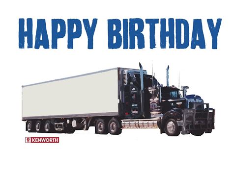 happy birthday trucker  antsp redbubble