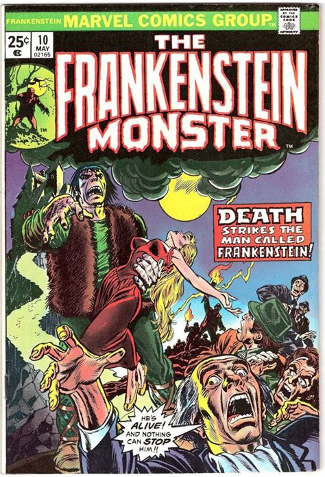 Frankenstein 10 Horror Halloween Comic Monster Art