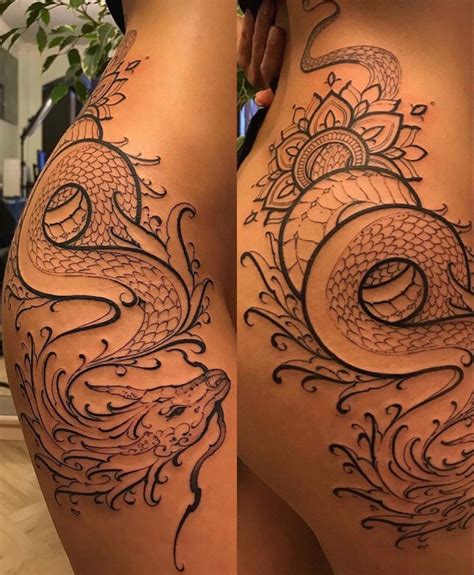 Dragon Tattoo Dragon Tattoo For Women Hip Thigh Tattoos Dragon