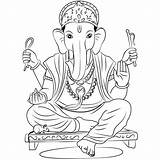 Bal Ganesha Hindu Xcolorings 736px 97k sketch template