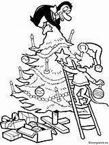 Kerst Kerstboom Arbol Natal Natale Pintar Arvore Malvorlagen Arbre Coloriages Baume Ausmalbilder Animaatjes Papa Animierte Pinguino Versieren Lichtjes Printen Kerstplaatjes sketch template