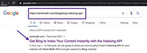 google hasnt indexed  post page andor website rank math