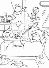 Paddington Colouring sketch template