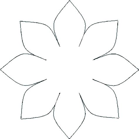 printable paper flower templates