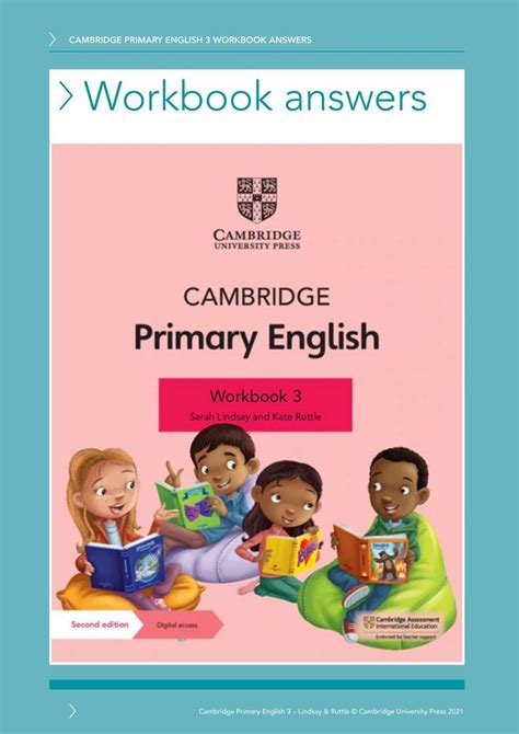 cambridge primary english workbook  answers cambridge primary