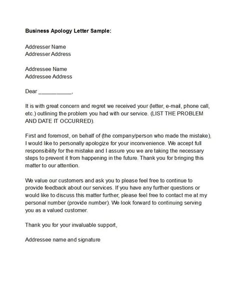 sample letter  forgiveness beautiful   apology letter
