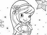 Jam Cherry Strawberry Shortcake Coloring Pages Getdrawings Getcolorings sketch template