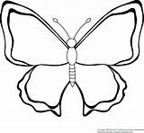 Butterfly Coloring Pages Simple Preschool Drawing Printable Outline Color Clip Template Getcolorings Monarch Print Templates Getdrawings sketch template