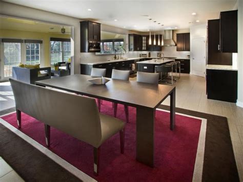 contemporary kitchen features  open floor plan hgtv