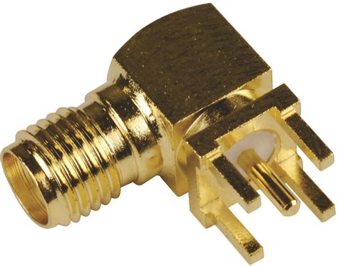 multicomp pro rf coaxial connector sma coaxial  angle jack