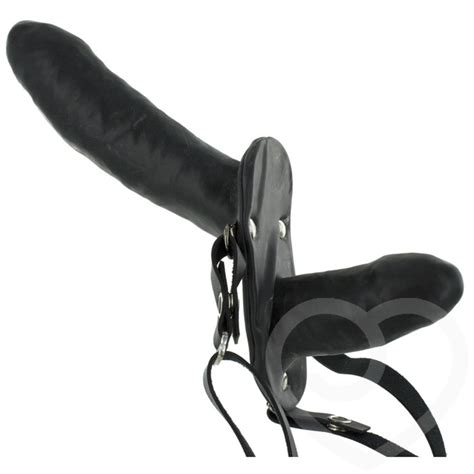 supreme nature thick two way strap on harness strap on dildos lovehoney