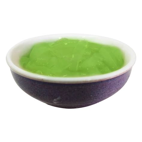 green apple coconut jelly