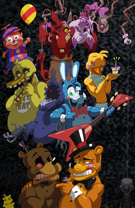 Here S The Gang Five Nights At Freddy S Know Your Meme
