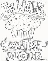 Doodle Sweetest Colouring Muffins Coloringhome sketch template