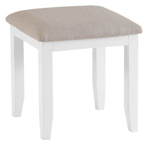 kettering white bedroom stool  clearance zone