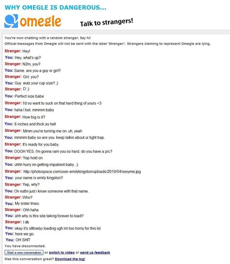 why omegle is dangerousjfi omegle talk to strangers you re