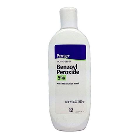 perrigo benzoyl peroxide  acne medication wash  oz myotcstorecom