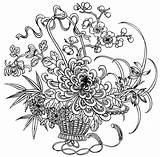 Coloring Pages Adults Flower Flowers Adult Printable Detailed Intricate Fantasy Mandala Kids Fairy Book Colouring Getcolorings Characteristic Special Print Garden sketch template