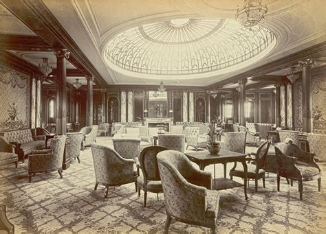 rms lusitania s first class lounge interior lounge music room
