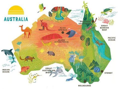 pin  australia map
