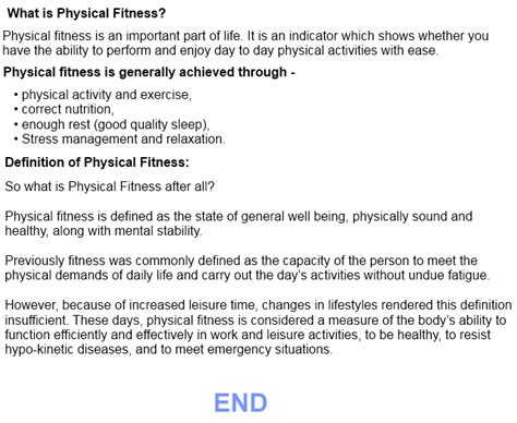 physical fitness definition mahfoudk