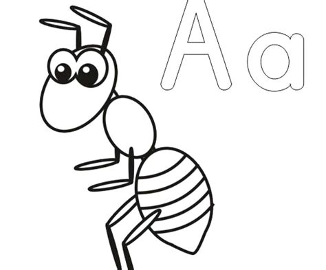ant drawing  kids  getdrawings