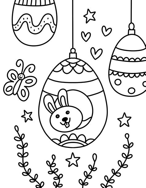 coloring uncategorized freetable easter coloring page