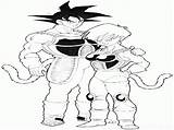 Raditz sketch template