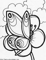 Butterfly Coloring Pages Printable Butterflies Adult Beautiful Flowers Adults Drawing Print Grade Clipart Template Kids 5th Flower Color Templates Cute sketch template