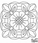 Mandala Coloring Pages Azulejos Para Bordados Quilt Colorear Bordado Patrones Quilts Applique Imagem Tulipes Pattern Patterns Mexicano Mandalas Blocks Different sketch template