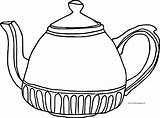Coloring Teapot Fat Wecoloringpage sketch template