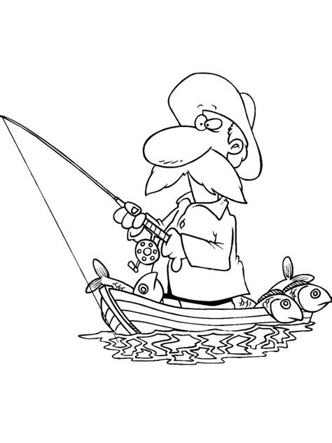 fishing coloring pages   print fishing coloring pages
