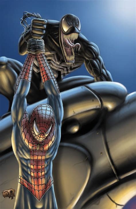 Spiderman Vs Venom Spider Man Marvel Comic Pin And