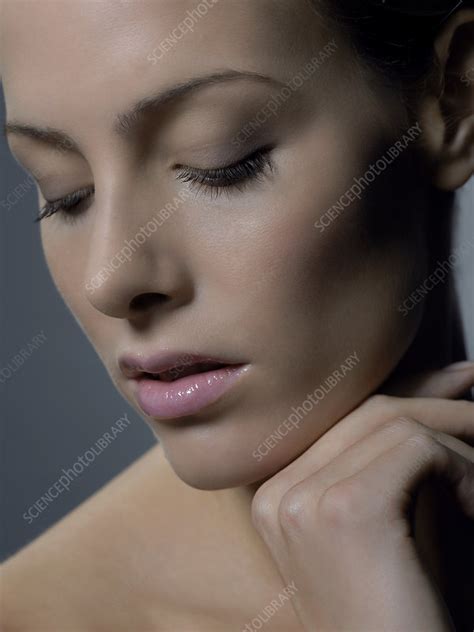 woman s face stock image p701 0433 science photo library