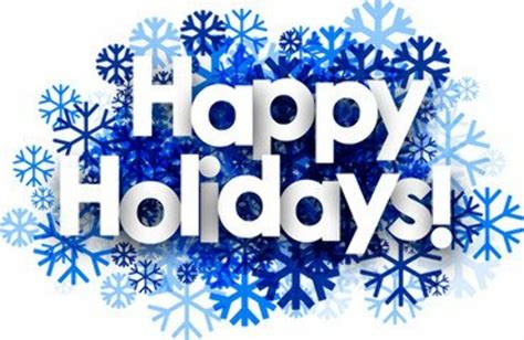 high quality happy holidays clipart blue transparent png