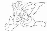 Pokemon Lucario Coloring Riolu Pages Drawing Lineart Mega Yveltal Pokémon Printable Print Evolution Horse リオ ルカ Getcolorings Drawings Color Rayquaza sketch template