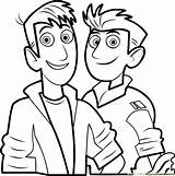 Kratts Colouring Everfreecoloring Zach Coloringpages101 Koki Wildkratts Clipartmag Creature sketch template