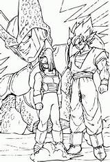 Coloring Dragon Ball Pages Goku Zamasu Trunks Kids Fans Adult Group Super sketch template
