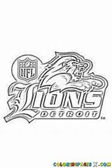 Lions Detroit sketch template