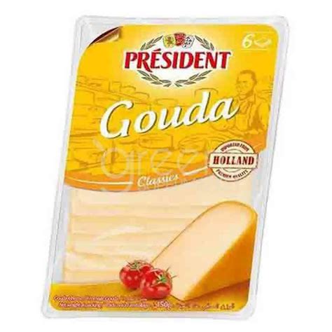 buy president classics gouda cheese   shop fresh food  carrefour uae