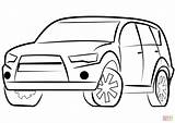 Coloring Suv Car Pages Drawing Printable Print Cars Kids Vehicles Drawings A4 Categories sketch template