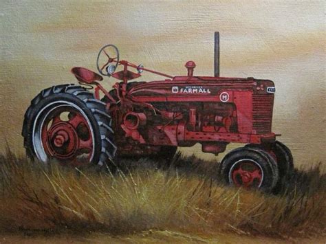 farmall tractor tractor art art cars antique tractors