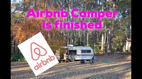 airbnb camper  finished youtube