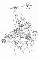 Coloring Pages Mad Max Mitch Foust Fairy sketch template