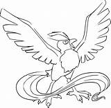 Articuno Pokemon Coloring Pages Getcolorings Getdrawings sketch template