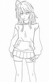 Mizore Shirayuki Lineart Theomg sketch template