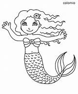 Meerjungfrau Mermaid Zum Malvorlage Winkende Ausmalbild Malvorlagen Einhorn Colomio Mit Kostenlose Herzen Happycolorz sketch template