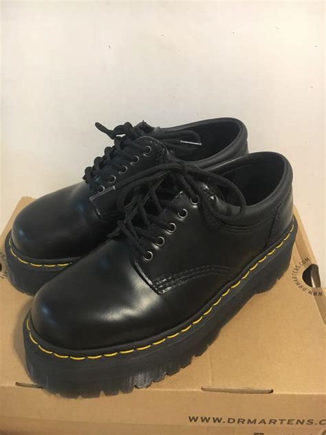 dr martens quad  platform shoes loafers carousell