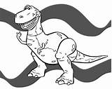Toy Story Dinosaur Coloring Game Dress Games Kids sketch template